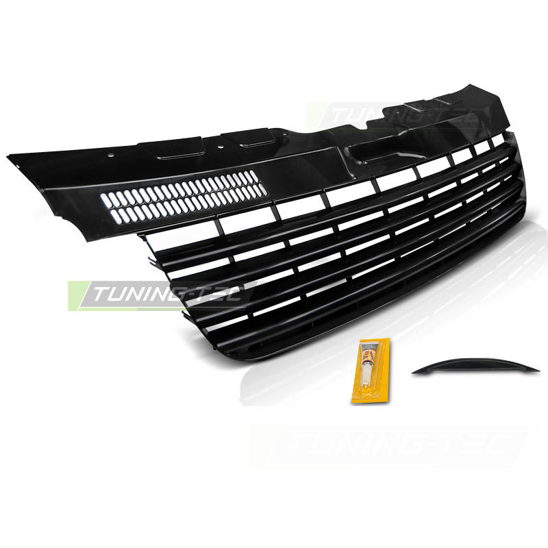 Griglia Nero Anteriore per Volkswagen T5 04-09 Furgone, Sportiva