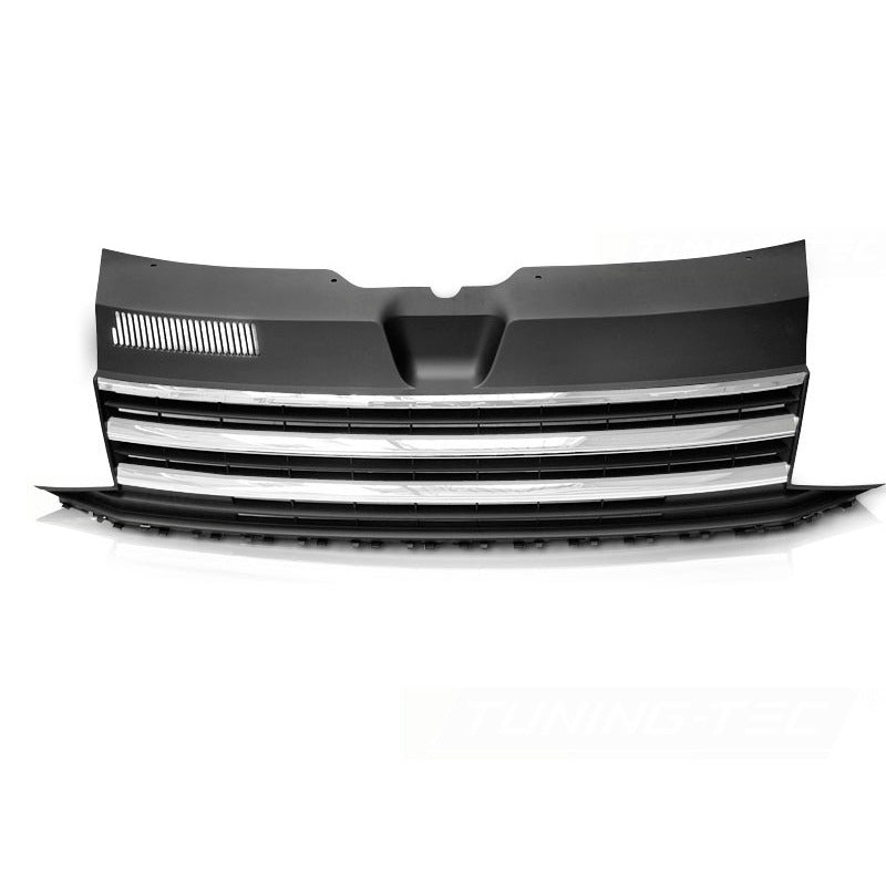 Griglia Cromato Nero per Volkswagen T6 (2015-2019) - Griglia Sportiva Anteriore