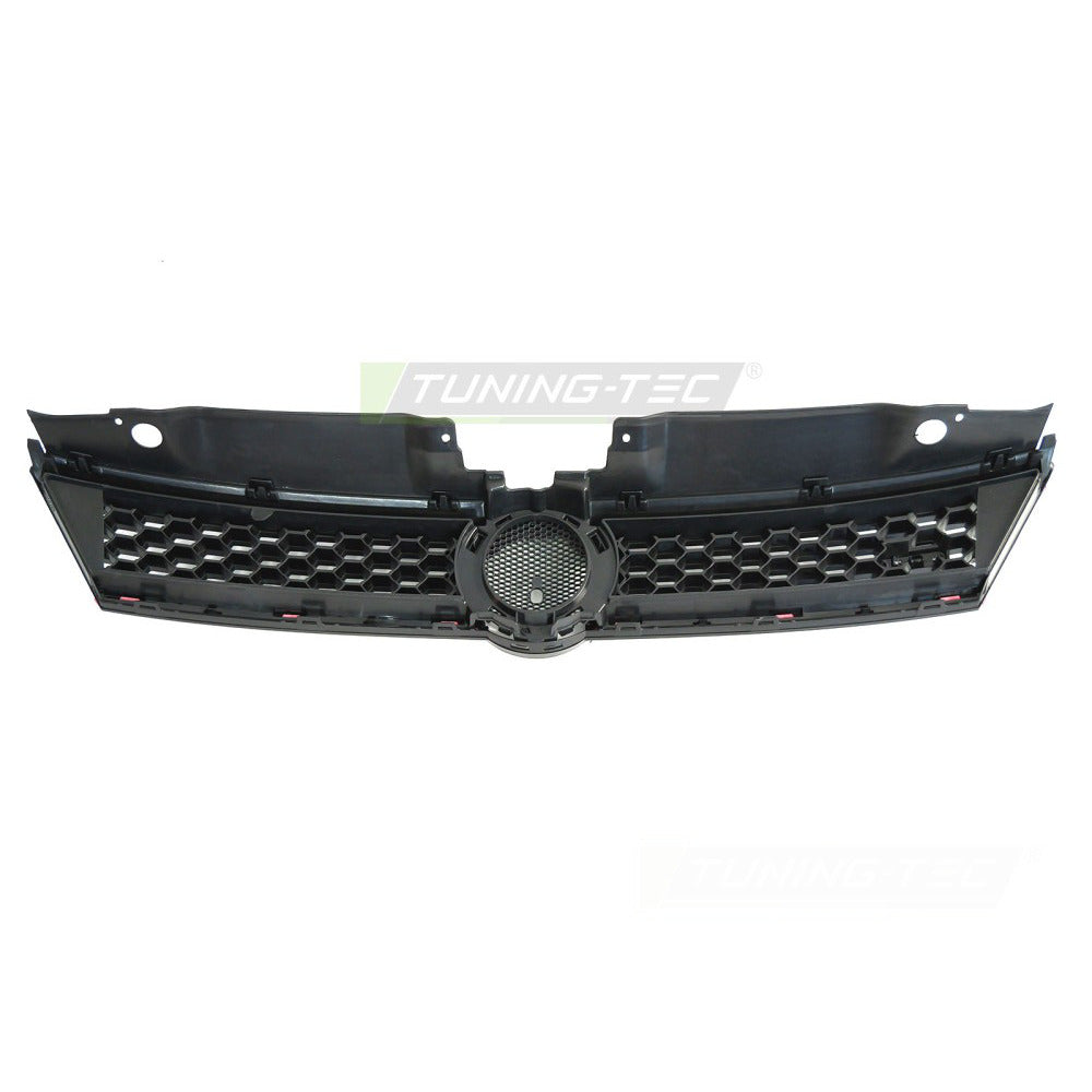 Griglia Sport Style Nero Lucido con Rosso Lines per Volkswagen Jetta VI (11-14)