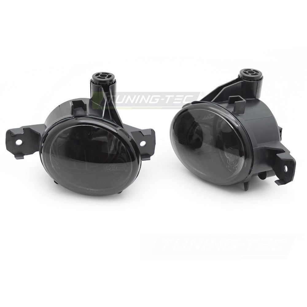 Fendinebbia Fumé per BMW E87 X1 E84 X3 E83 X5 E70, Fumi Neri, Set Completo