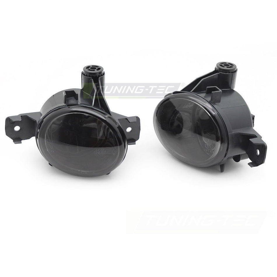 Fendinebbia Fumé per BMW E87 X1 E84 X3 E83 X5 E70, Fumi Neri, Set Completo