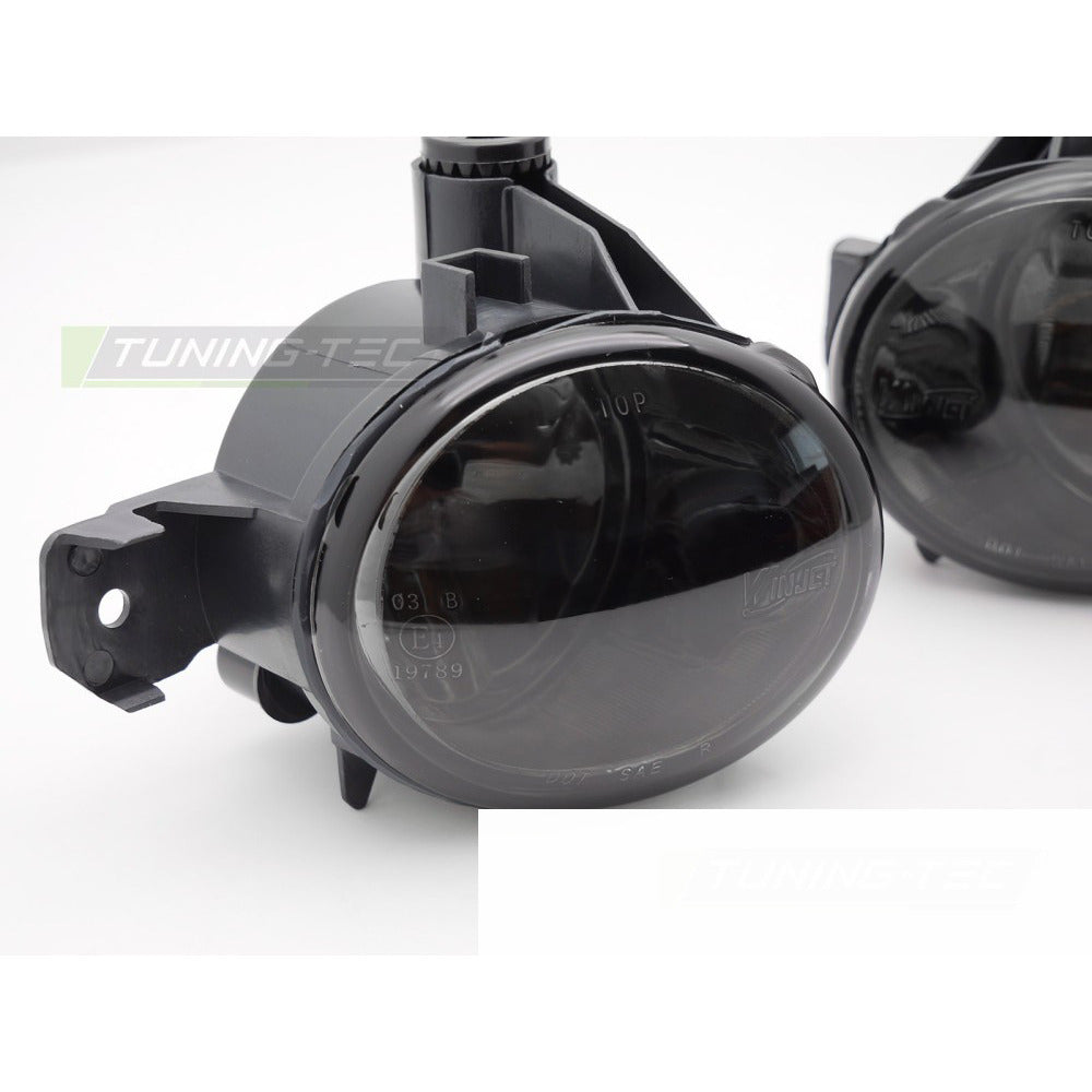 Fendinebbia Fumé per BMW E87 X1 E84 X3 E83 X5 E70, Fumi Neri, Set Completo