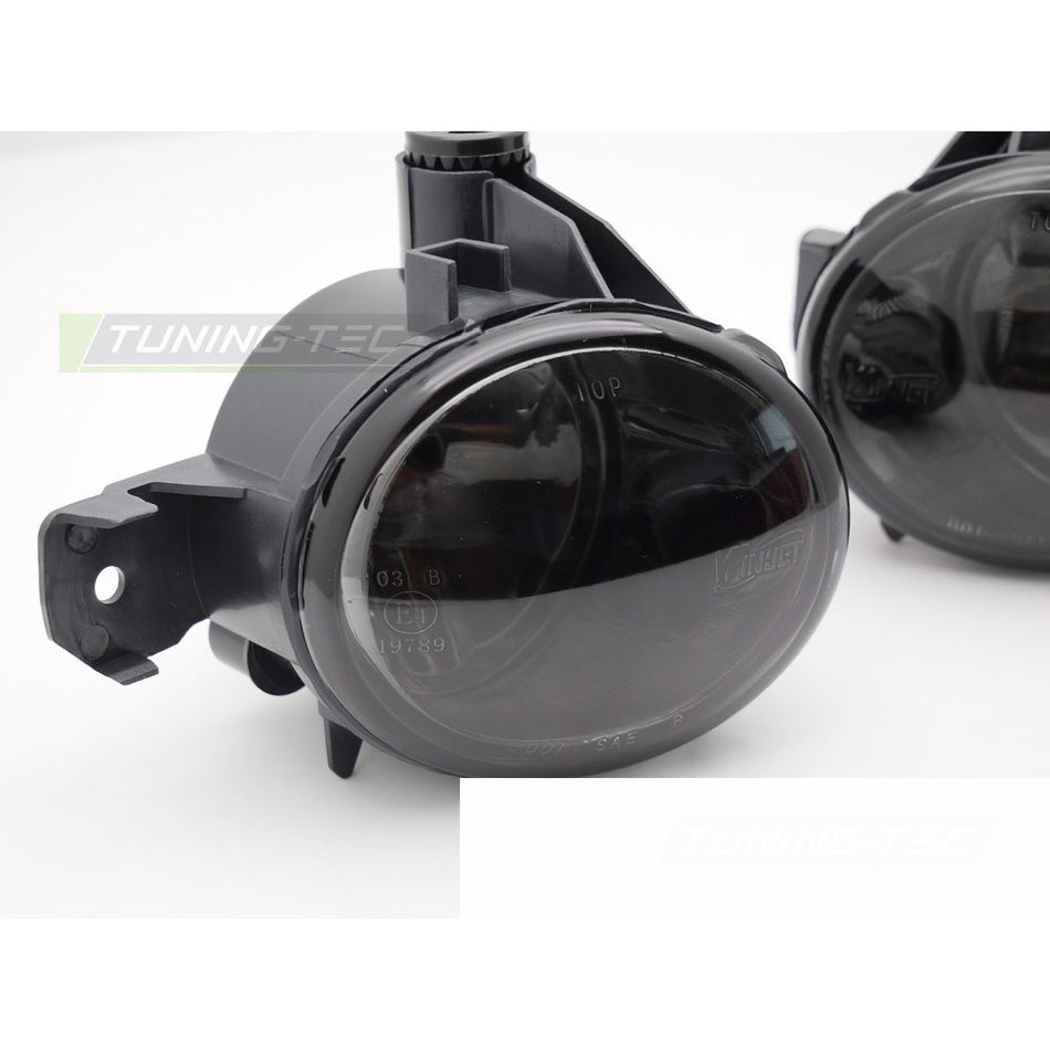 Fendinebbia Fumé per BMW E87 X1 E84 X3 E83 X5 E70, Fumi Neri, Set Completo