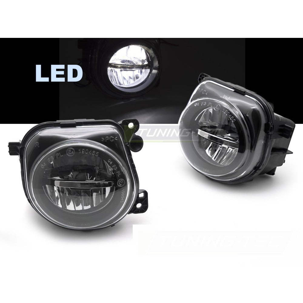 Fendinebbia LED Trasparente per BMW Serie 5 F10 (anni 2013-2016) Luci Diurne