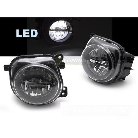 Fendinebbia LED Trasparente per BMW Serie 5 F10 (anni 2013-2016) Luci Diurne