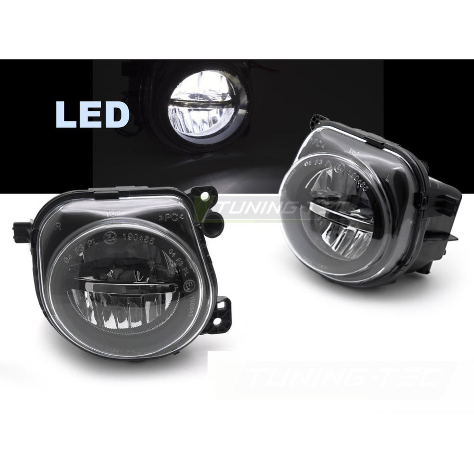 Fendinebbia LED Trasparente per BMW Serie 5 F10 (anni 2013-2016) Luci Diurne