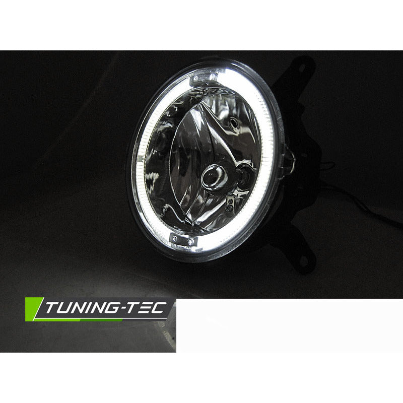 Ford Mustang 04-09 Angel Eyes Cromato Fari Anteriori LED Luci Diurne