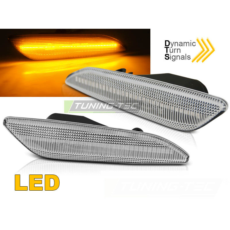 Laterale Direzione Bianco LED Sequenziale per Alfa Romeo 156/147 05-10 e Fiat