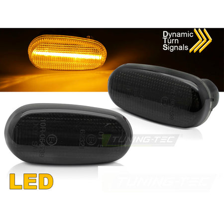 Laterale Fari Fumè LED Sequenziali per Alfa Romeo MITO 147 (00-04) 2 Pezzi