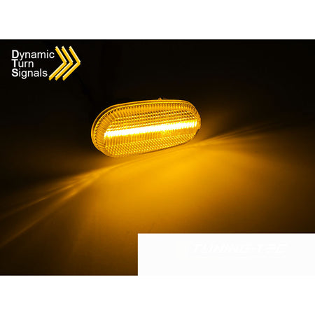 Laterale Fari Fumè LED Sequenziali per Alfa Romeo MITO 147 (00-04) 2 Pezzi