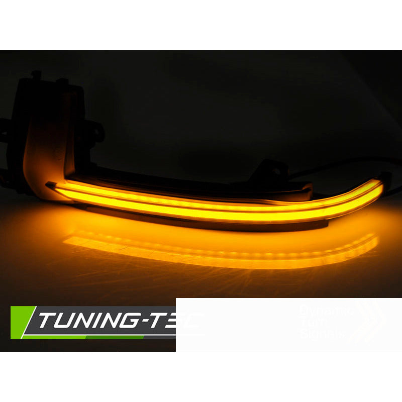 Laterale Direction Nello Specchio Fumè LED Sequenziale per Audi A3 10-12