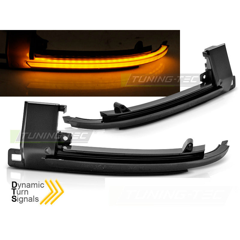 Laterale Direction Nello Specchio Fumè LED Sequenziale per Audi A3 08-10