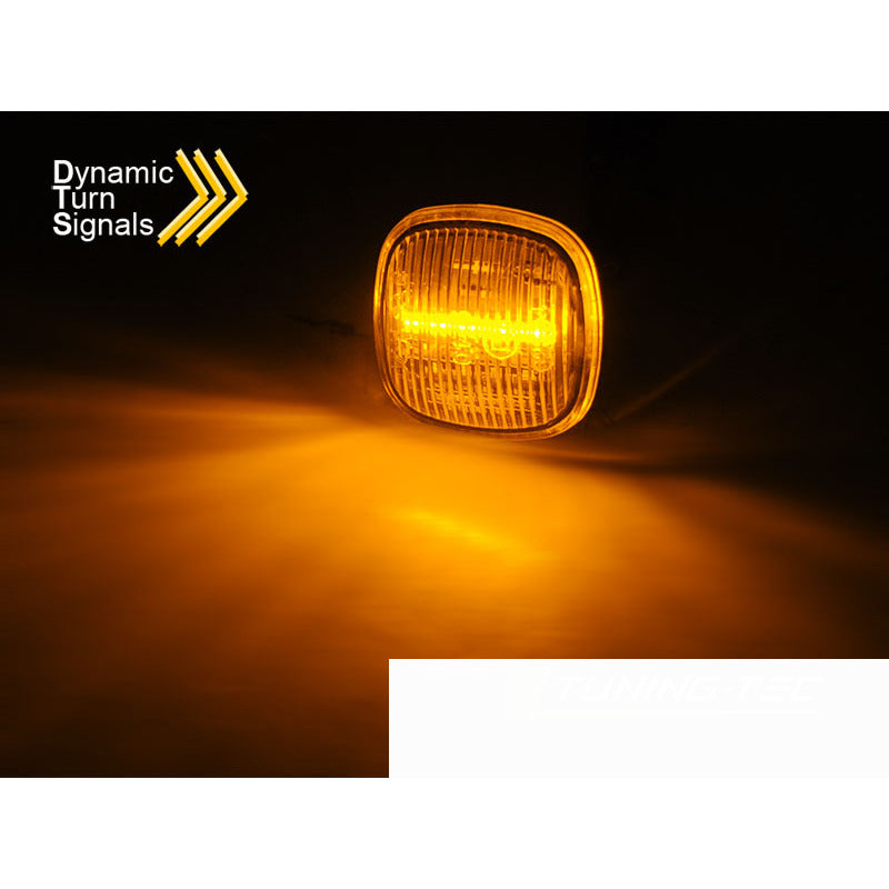 Laterale Direzione Bianco LED Sequenziale per Audi A3, Škoda Fabia