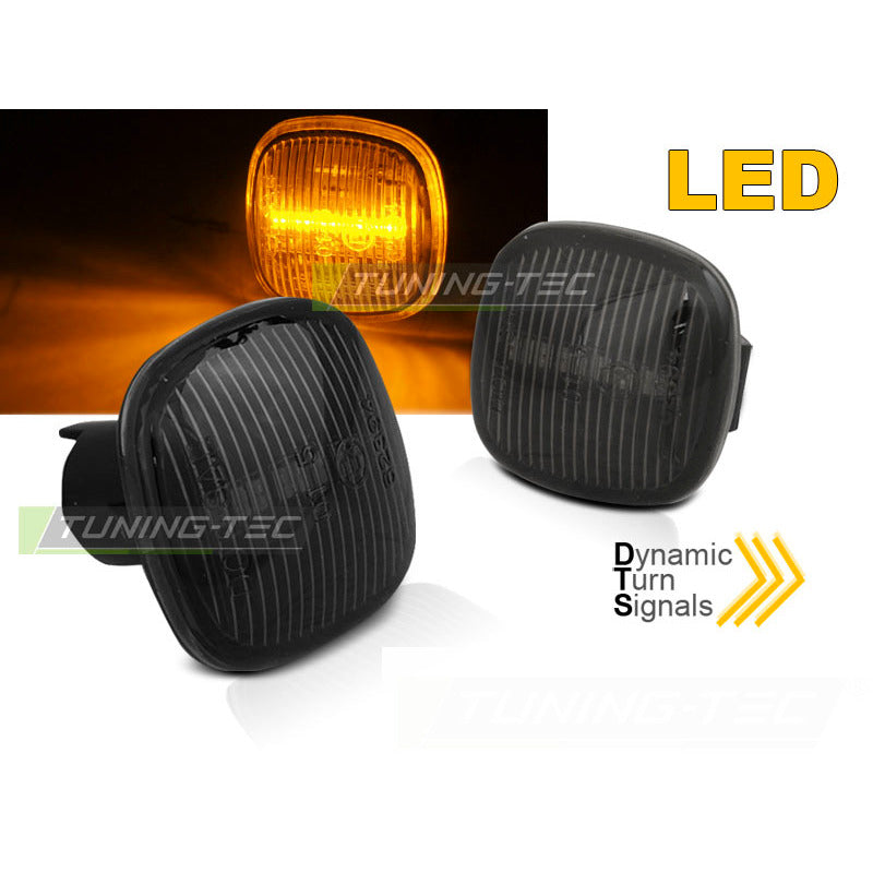 Laterale Direction Fumé LED Sequenziali per Audi A3, A4 e Škoda Fabia, Octavia