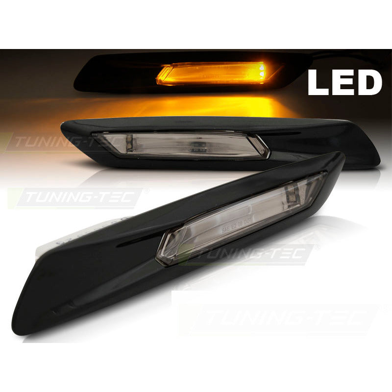 Laterale Direzione Nero Lucido LED per BMW F10/F11 (2010-2013) Lato Destro