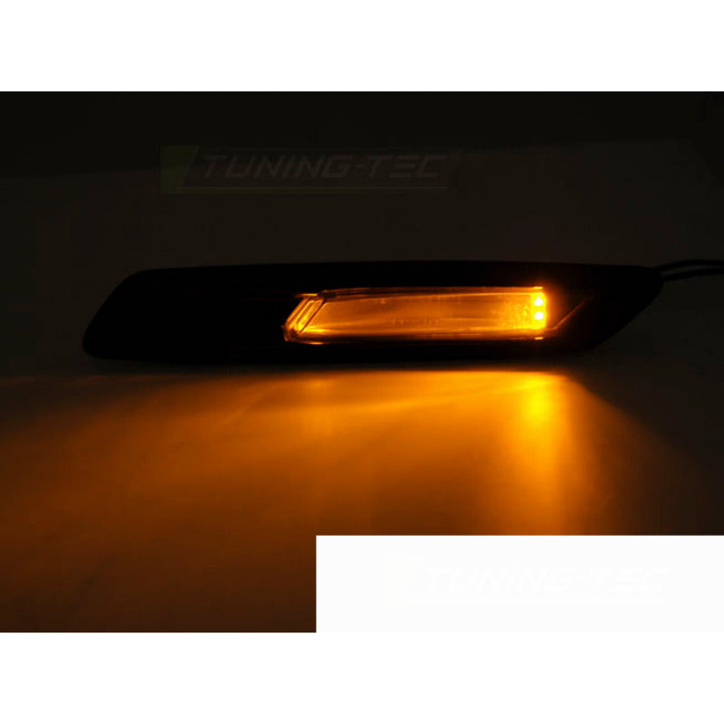 Laterale Direzione Nero Lucido LED per BMW F10/F11 (2010-2013) Lato Destro