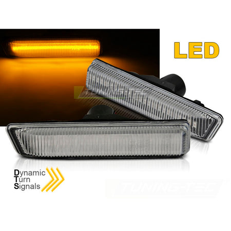 Laterale Direzione Bianco LED Sequenziale per BMW X5 E53 (99-06) 2 Pezzi