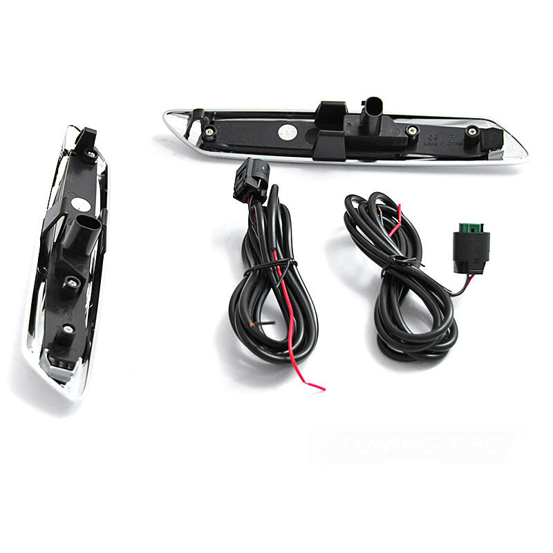 Laterale Direzione Fumè Argento Sequenziale LED per BMW F10/F11 (2010-2013)