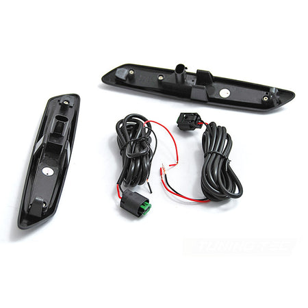 Laterale Direzione Fumè Nero Sequenziale LED per BMW F10/F11 10-13