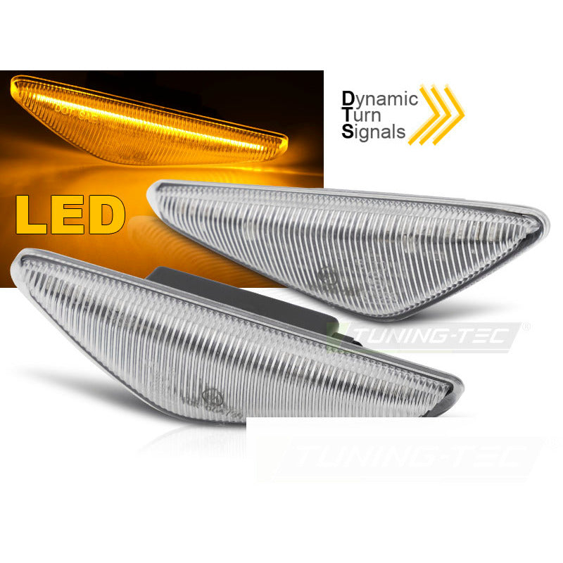Laterale Direzione Cromo LED Sequenziale per BMW E46 Coupé 03-06