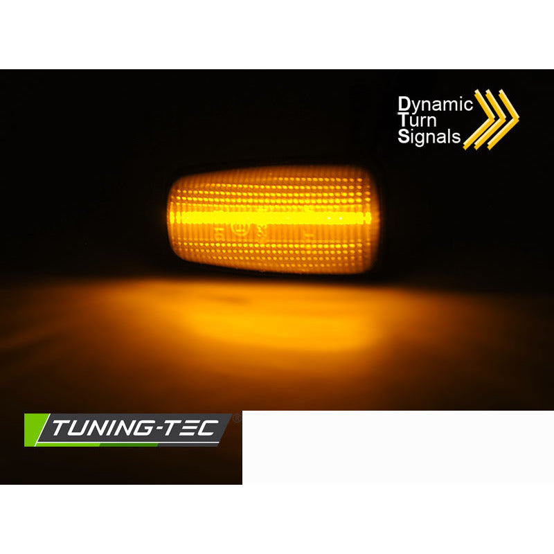 Laterale Direction LED Bianco Sequenziali per Citroën Saxo, Berlingo, Peugeot