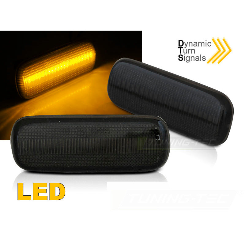Laterale Direzione Nello Specchio Fumè LED Sequenziale per Citroën C4 04-11