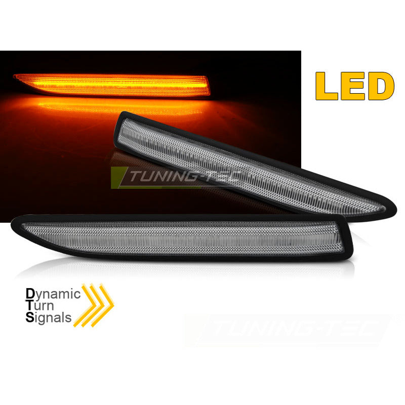 Laterale Direction Trasparente LED Sequenziali per Ford Mondeo MK IV (2007-2014)