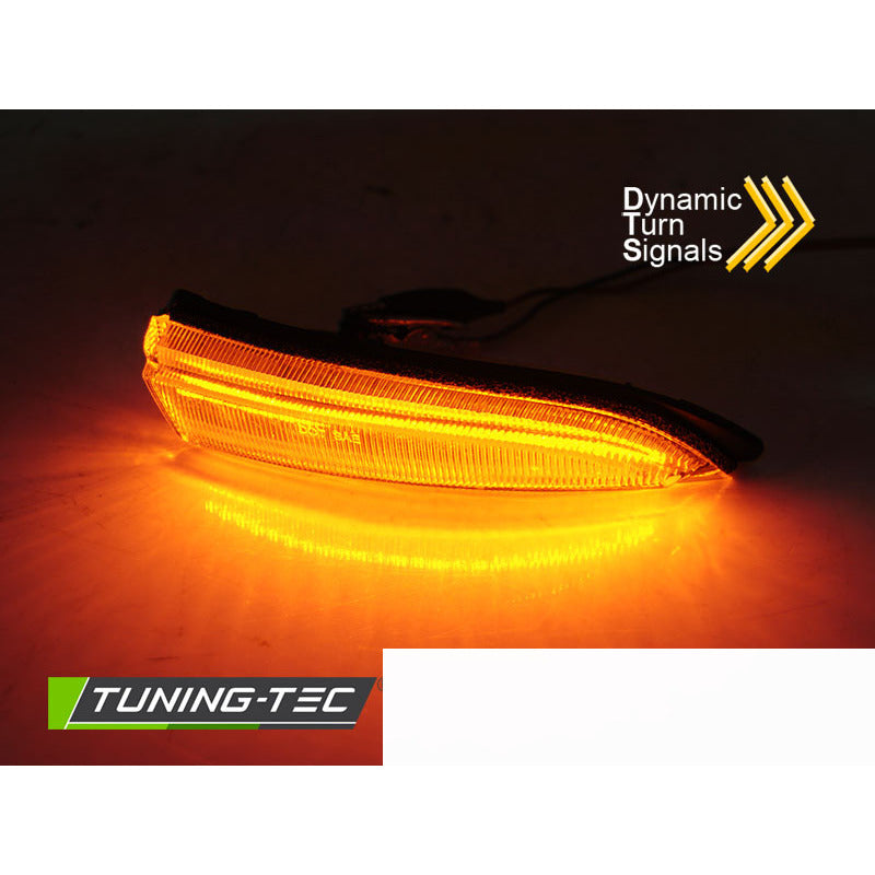 Ford Fiesta Mk7 13-16 Sequenziali LED Fumé Fari Anteriori Fumè Omologati ABE