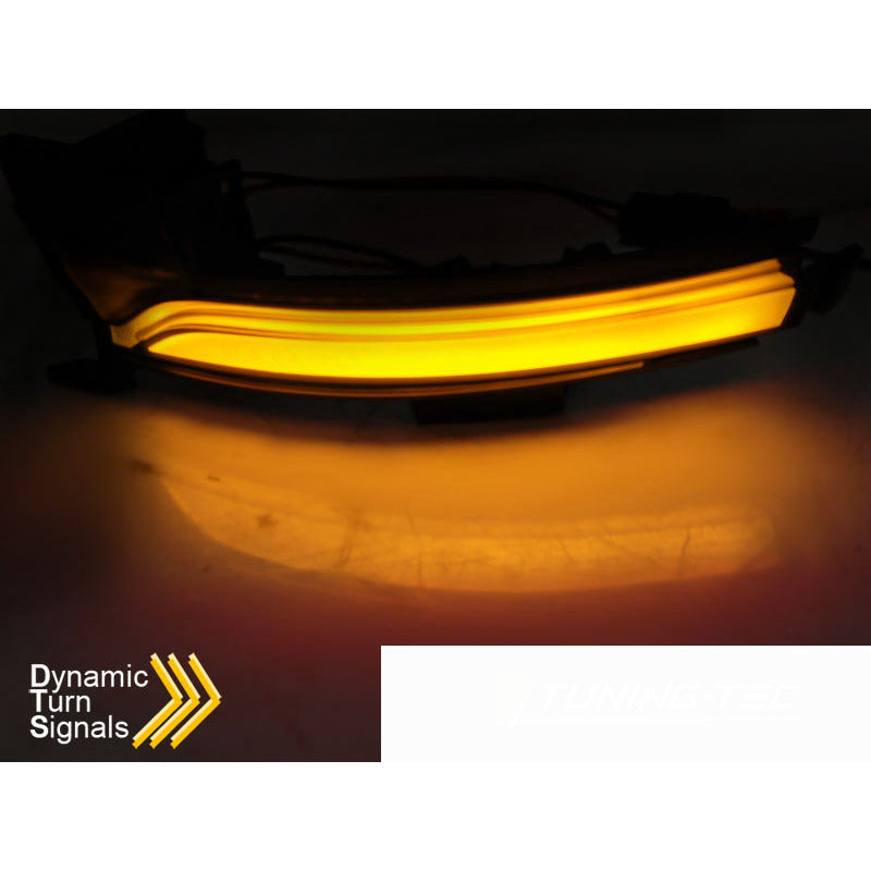 Laterale Direzione Nello Specchio Fumè LED Sequenziale per Ford Focus MK4 18-25