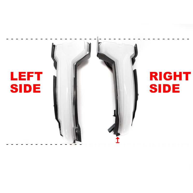 Laterale Direzione Nello Specchio LED Bianco Sequenziale per Ford Focus MK4