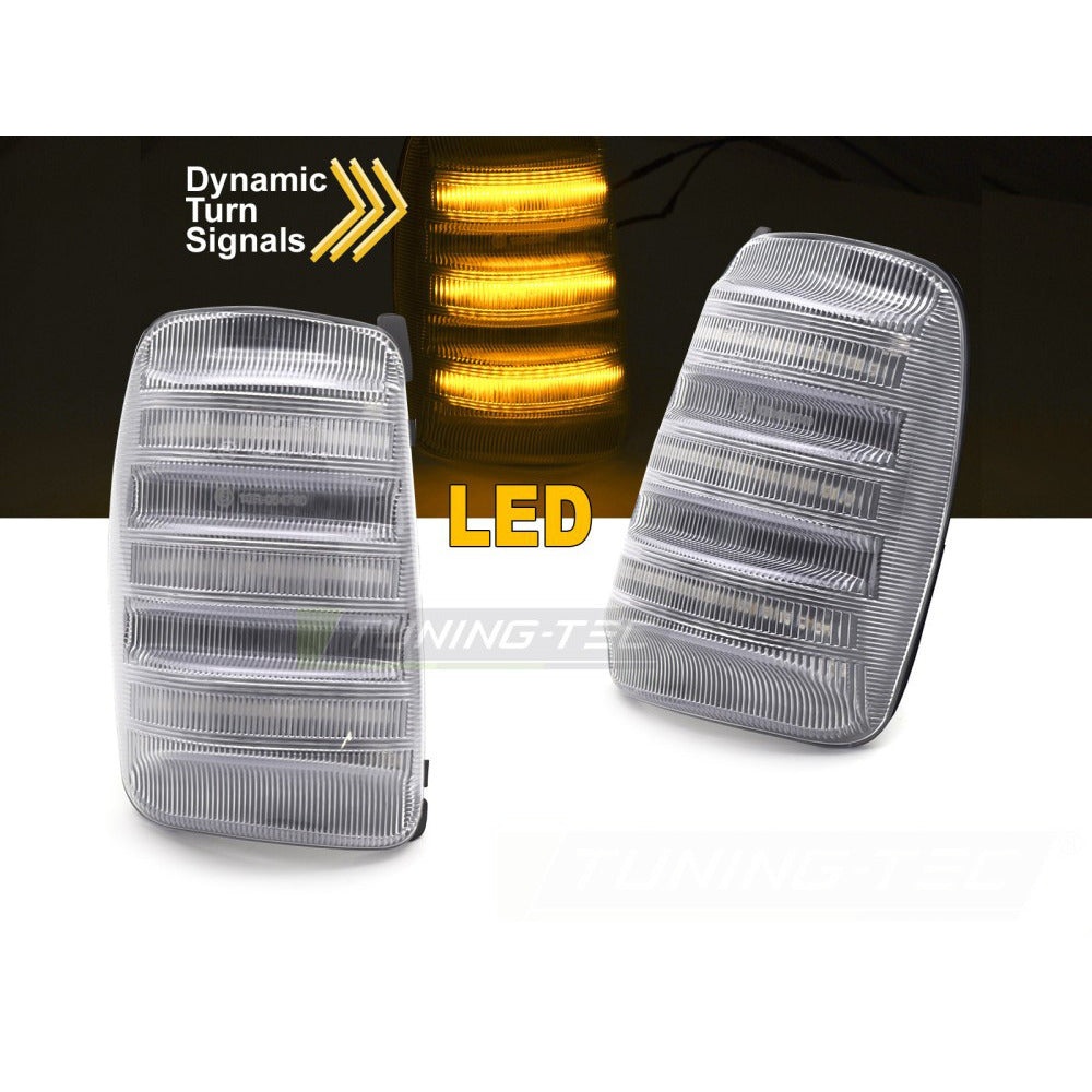Laterale Direzionale Nello Specchio LED Bianco Sequenziale per Ford Transit 13