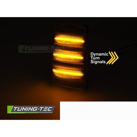 Laterale Direzionale Nello Specchio LED Bianco Sequenziale per Ford Transit 13