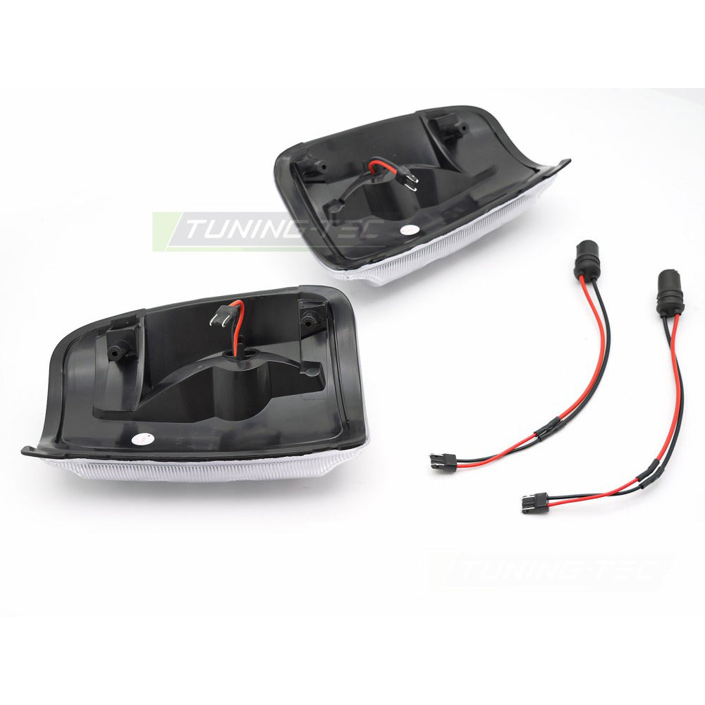 Laterale Direzionale Nello Specchio LED Bianco Sequenziale per Ford Transit 13