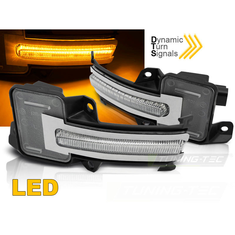 Laterale Indicator Nello Specchio LED Bianco Sequenziale per Honda Civic X 16-21