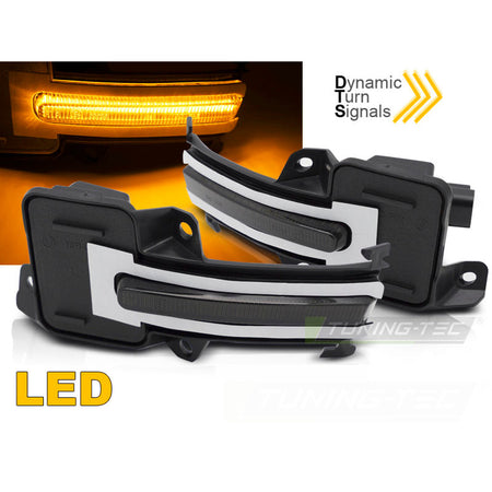 Laterale Direzione Nello Specchio Fumè LED Sequenziale per Honda Civic X 16-21