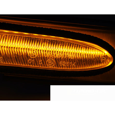 Laterale Direzione Nello Specchio LED Bianco Sequenziale per Honda Civic 04-06