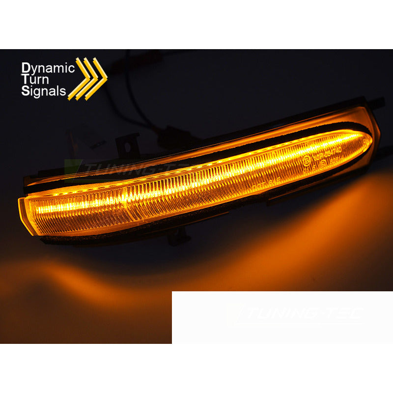 Laterale Direzione Nello Specchio LED Bianco Sequenziale per Honda Civic 04-06