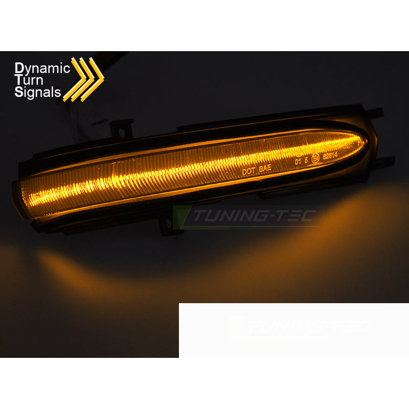 Laterale Direzione Nello Specchio Fumè LED Sequenziale per Honda Civic 04-06