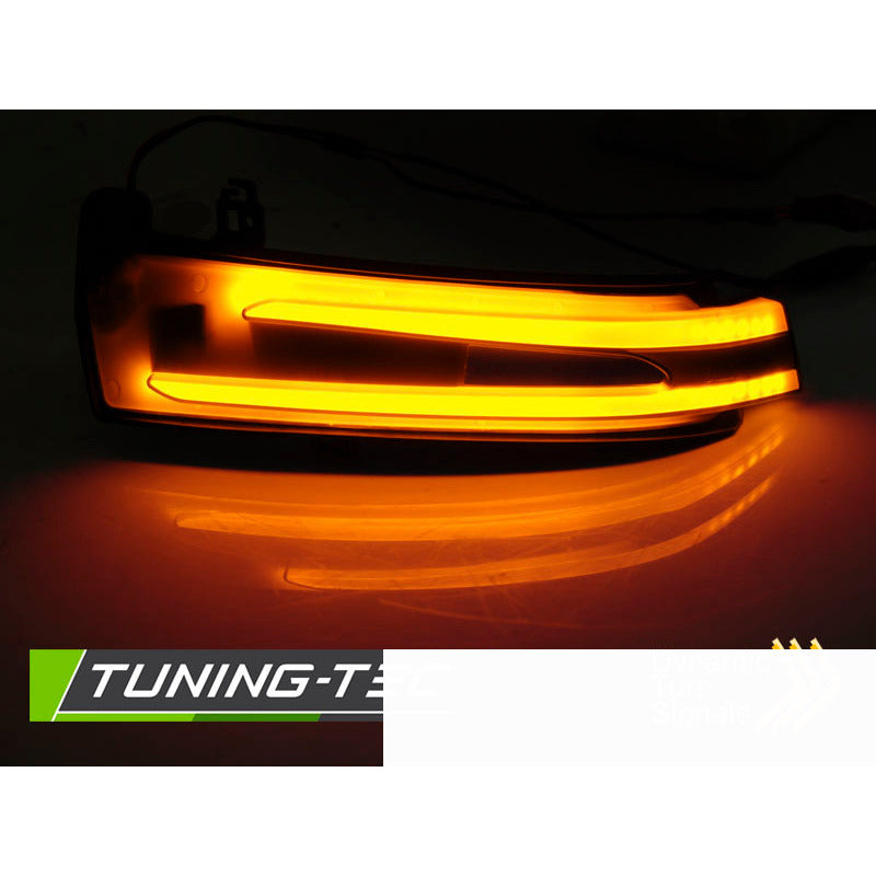 Laterale Direction Nello Specchio Fumè LED Sequenziale per Mercedes W204