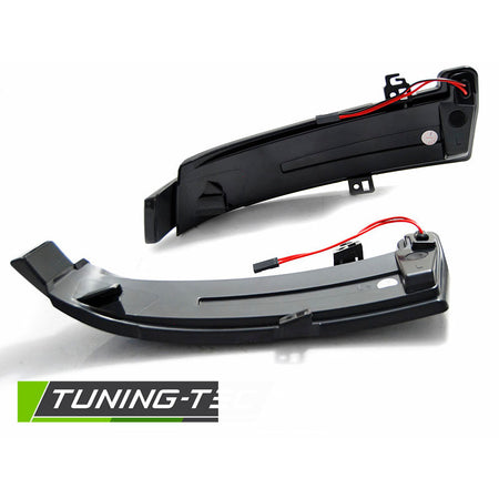 Laterale Direction Nello Specchio Fumè LED Sequenziale per Mercedes W204
