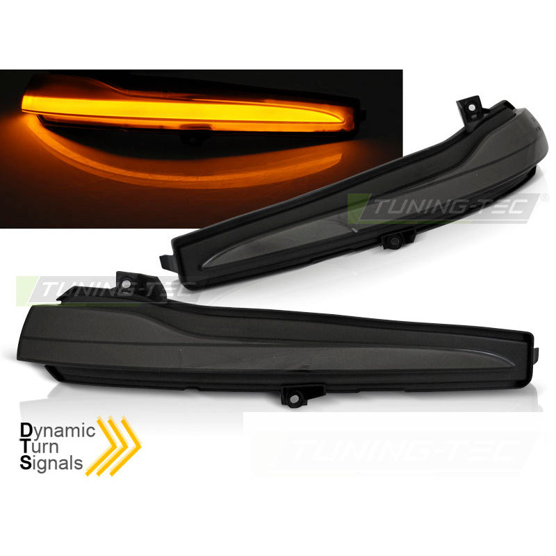Laterale Direzione Nello Specchio Fumè LED Sequenziale per Mercedes W205/W213