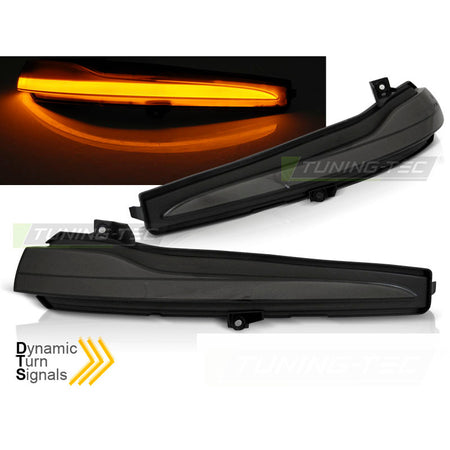 Laterale Direzione Nello Specchio Fumè LED Sequenziale per Mercedes W205/W213