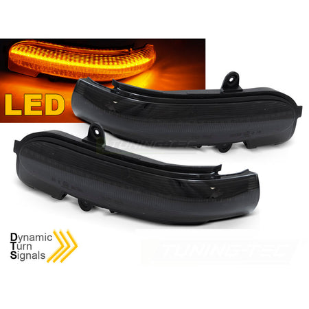 Laterale Direzione Nello Specchio Fumè LED Sequenziale per Mercedes W203 T203