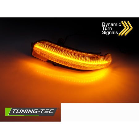 Laterale Direzione Nello Specchio Fumè LED Sequenziale per Mercedes W203 T203