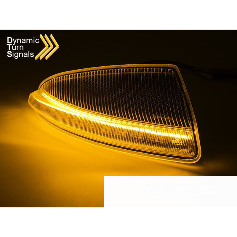 Laterale Direzione Nello Specchio LED Bianco Sequenziale per Mercedes Vito W204