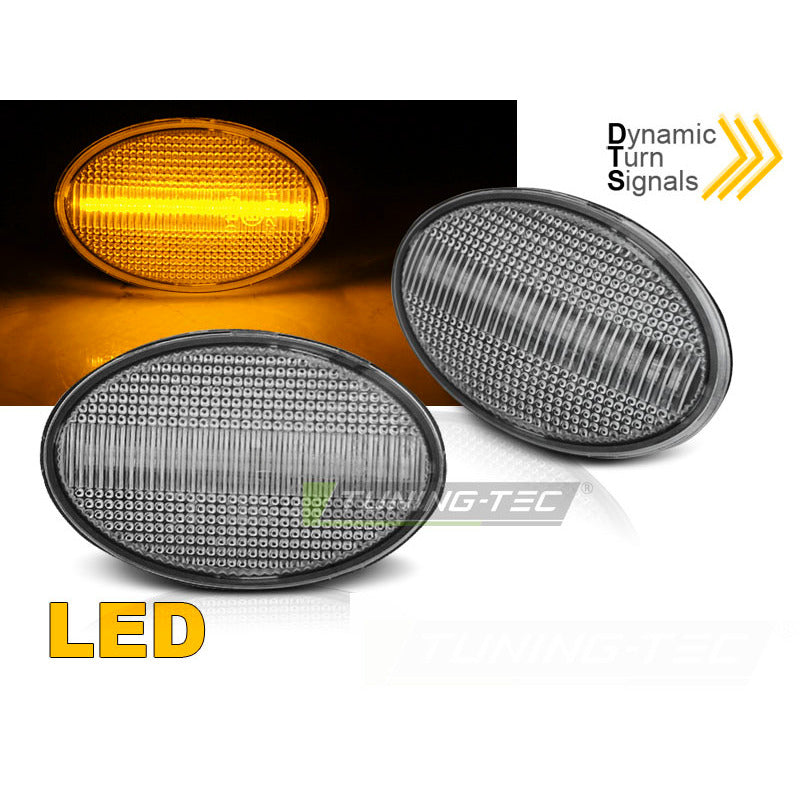 Laterale Direzionale Bianco LED Sequenziale per Opel Astra F
