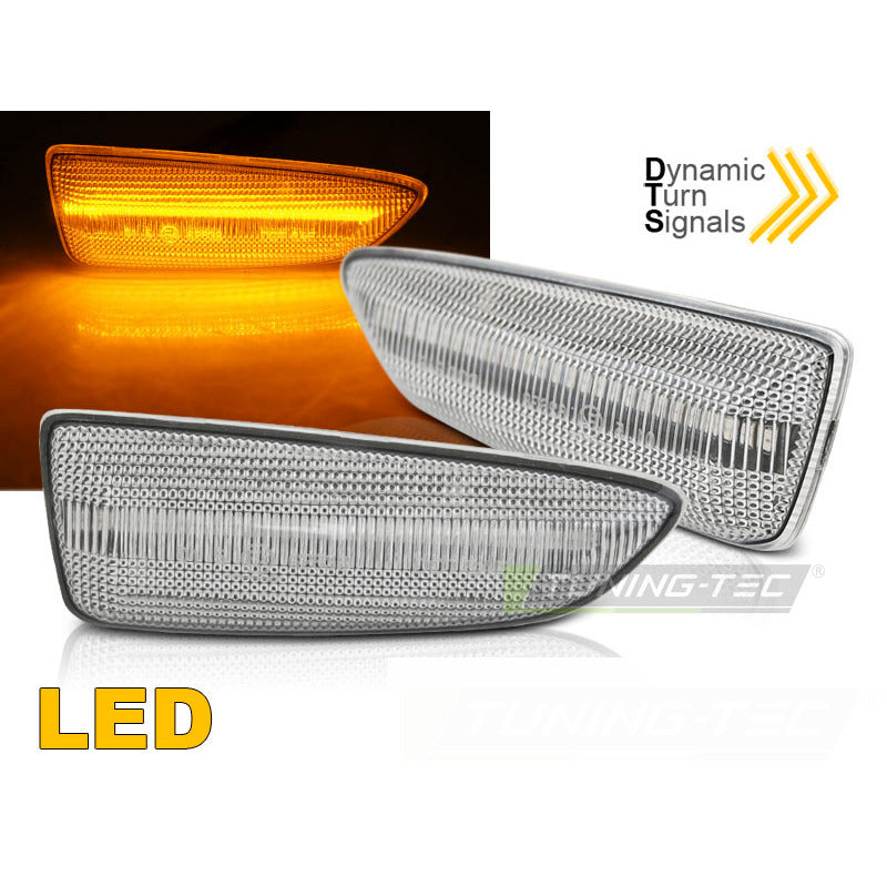 Frecce Laterali LED Bianche Sequenziali per Opel Astra J / Astra K / Zafira C