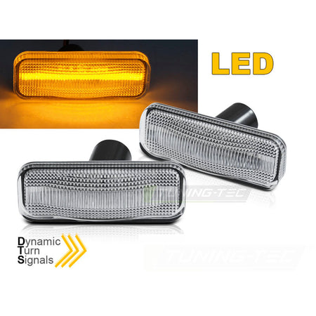 Laterale Direzione Bianco LED Sequenziale per Opel Omega B (1994-2003)