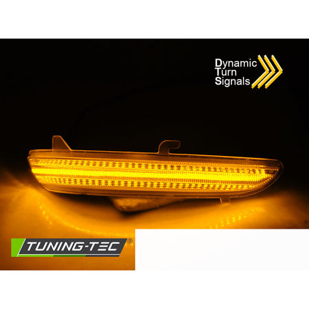 Laterale Indicator Nello Specchio Fumè LED Sequenziale per Peugeot 208