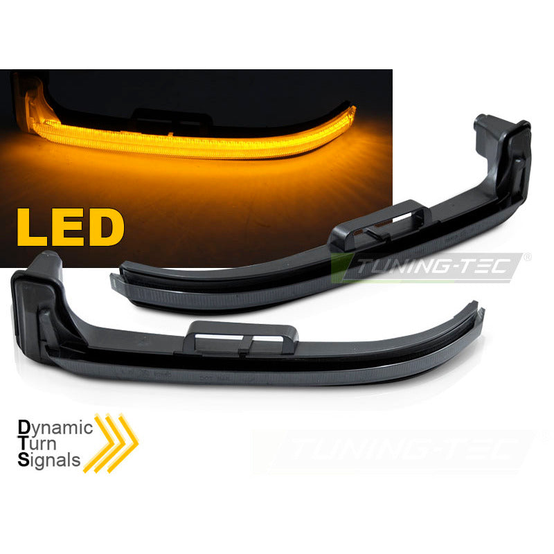 Laterale Direzione Nello Specchio Fumè LED Sequenziale per Peugeot 3008 16-23